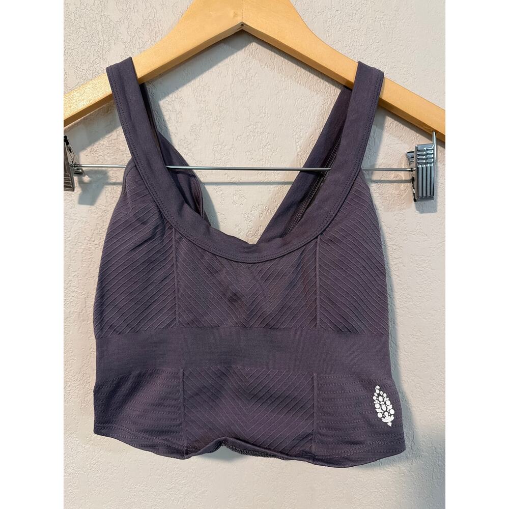 Free People workout tank top dark grey SZ XS/S